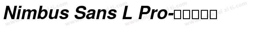Nimbus Sans L Pro字体转换